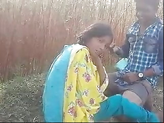 Indian Desi lovers have outdoor sex in the jungle indian fucking indians video